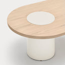 Nori - Table Basse - Lumière Naturelle & Crème