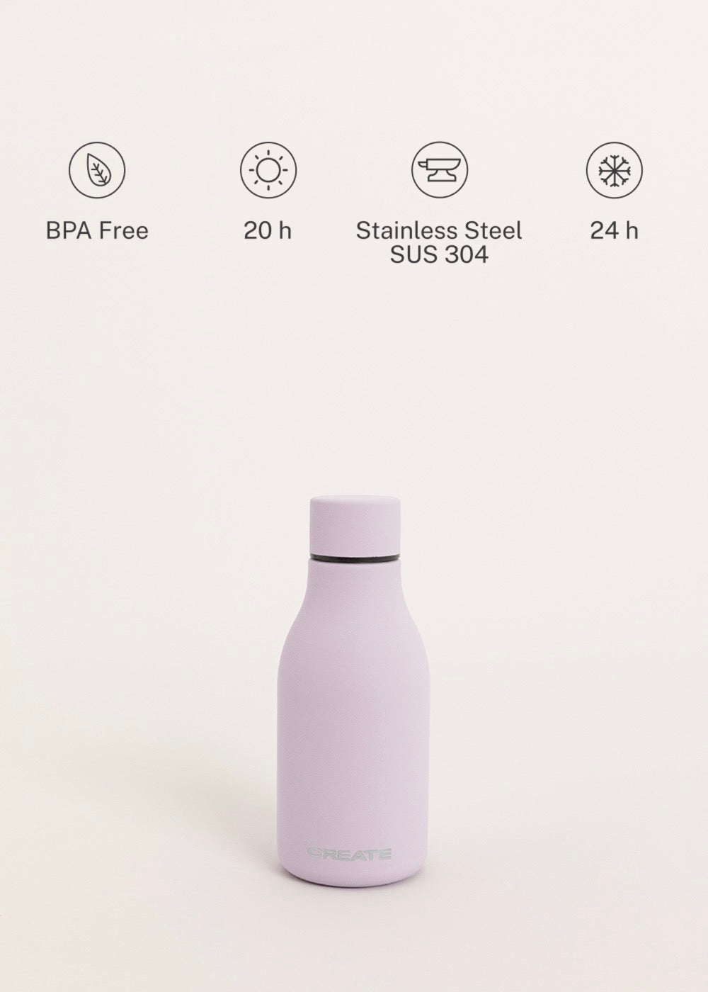 Bottle Studio - Bouteille Thermos En Acier Inoxydable 350Ml - Lavande