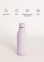 Bottle Studio - Bouteille Thermos En Acier Inoxydable 550Ml - Lavande