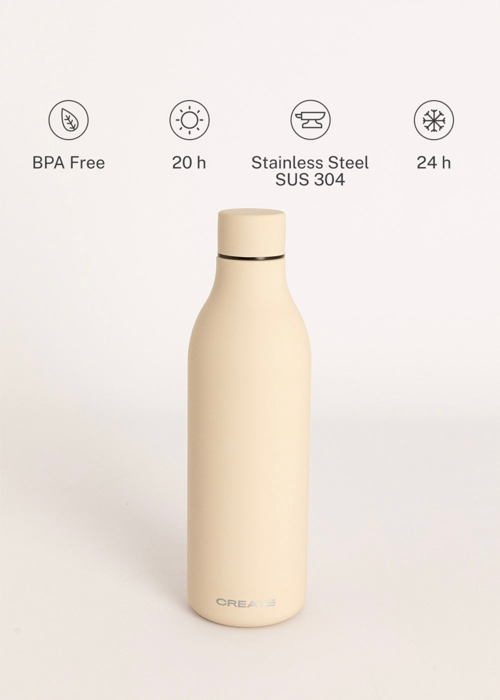 Bottle Studio - Bouteille Thermos En Acier Inoxydable 750Ml - Sable