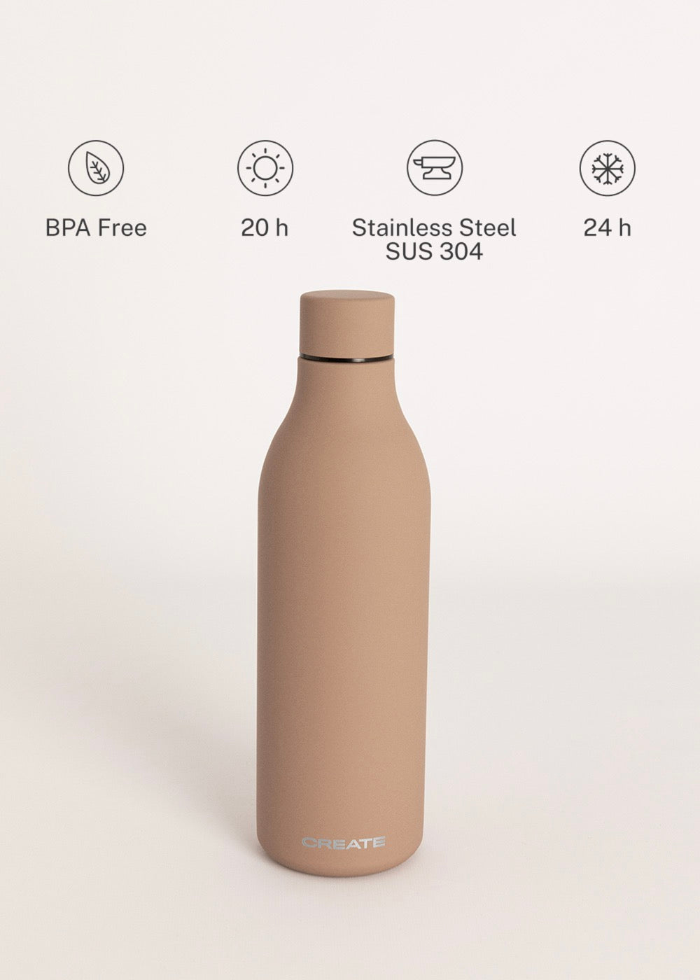Bottle Studio - Bouteille Thermos En Acier Inoxydable 750Ml - Moka
