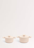Cookware Set - 3 PAN STUDIO Frying Pans, 2 POT STUDIO Casserole Dishes & KITCHENWARE STUDIO Utensil Kit - Sand