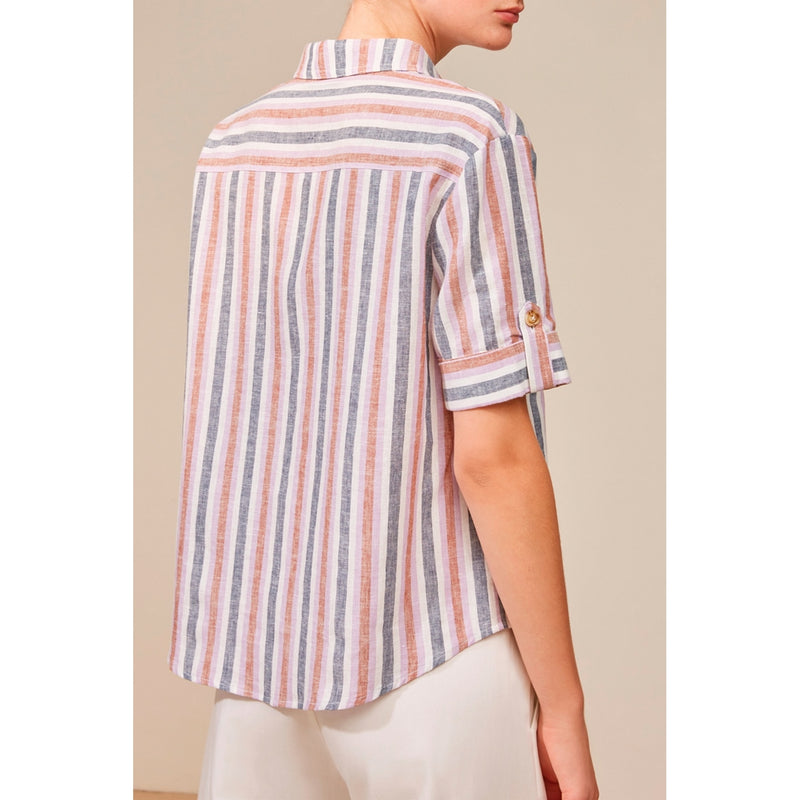 Suncoo - Linen blouse - Mauve