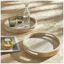 Plateau Arrondis - Mango Wood - Beige