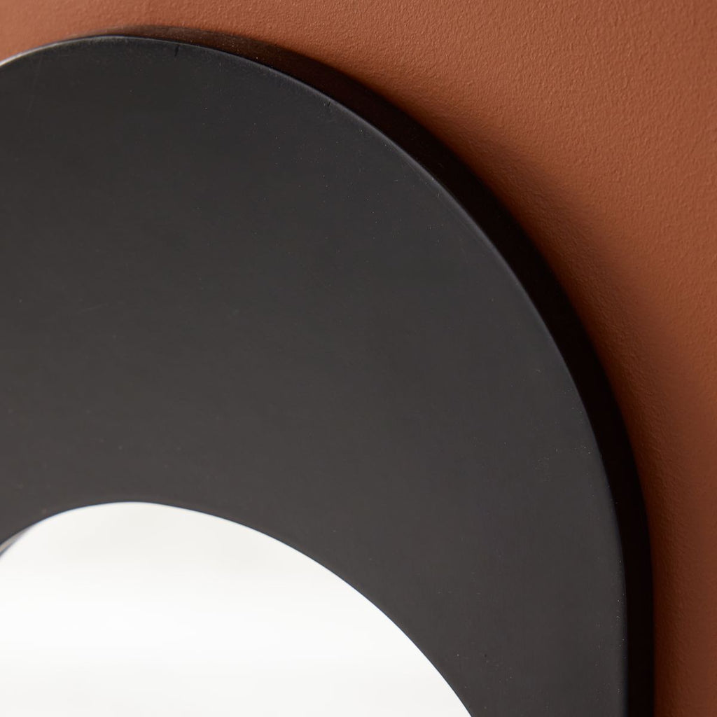 Moka - Oval Mirror - Charcoal