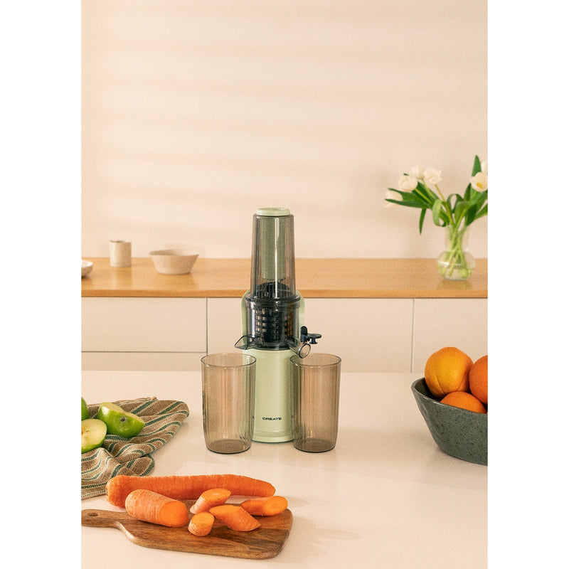 Juicer Slow Mini - Extracteur De Jus Lent 150W - Vert Pastel