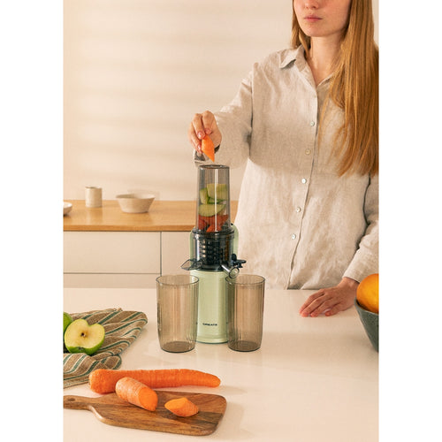 Juicer Slow Mini - Extracteur De Jus Lent 150W - Vert Pastel