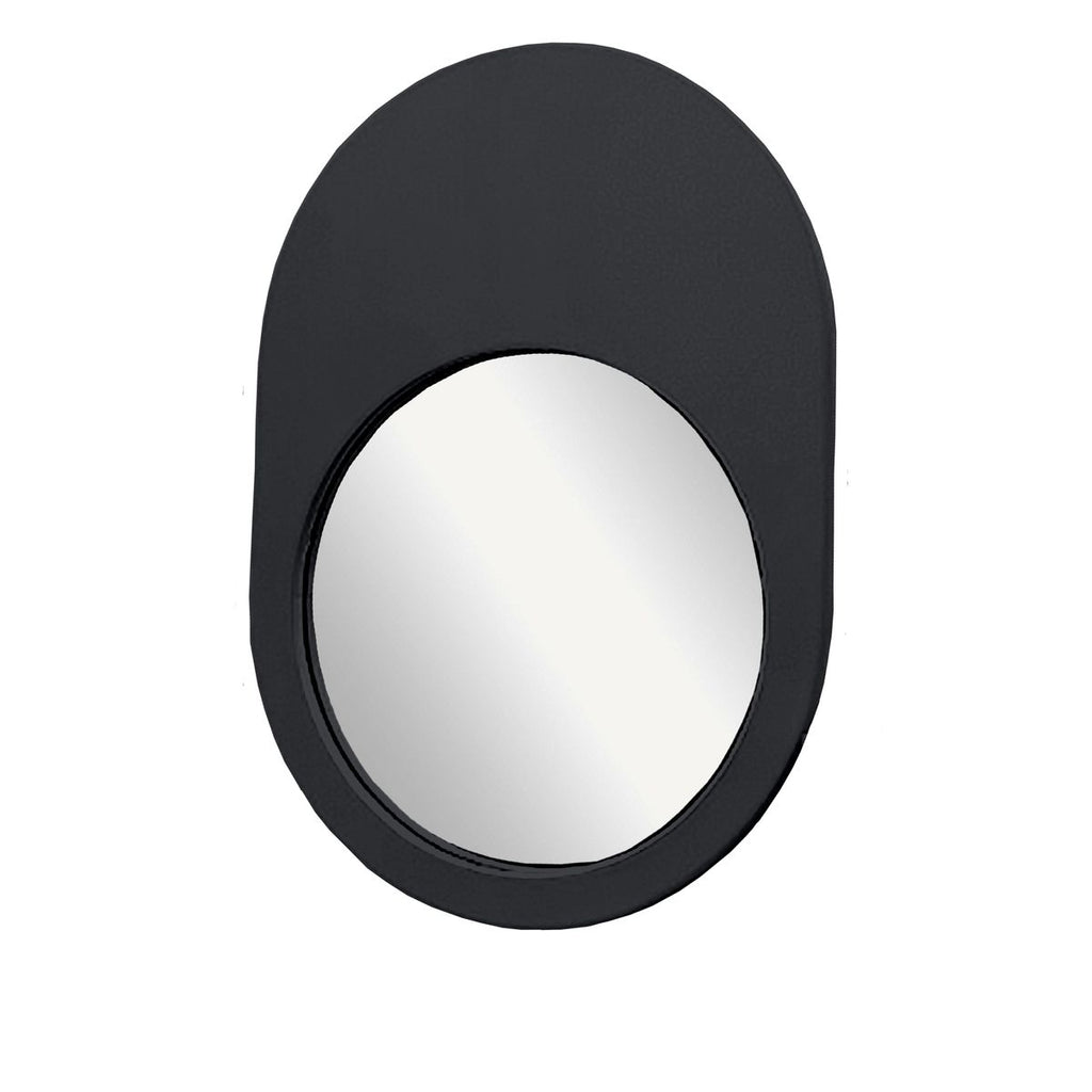 Moka - Oval Mirror - Charcoal