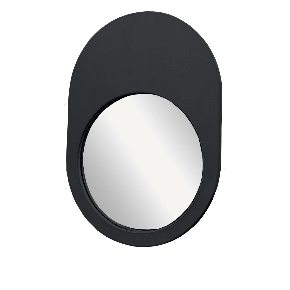 Moka - Oval Mirror - Charcoal
