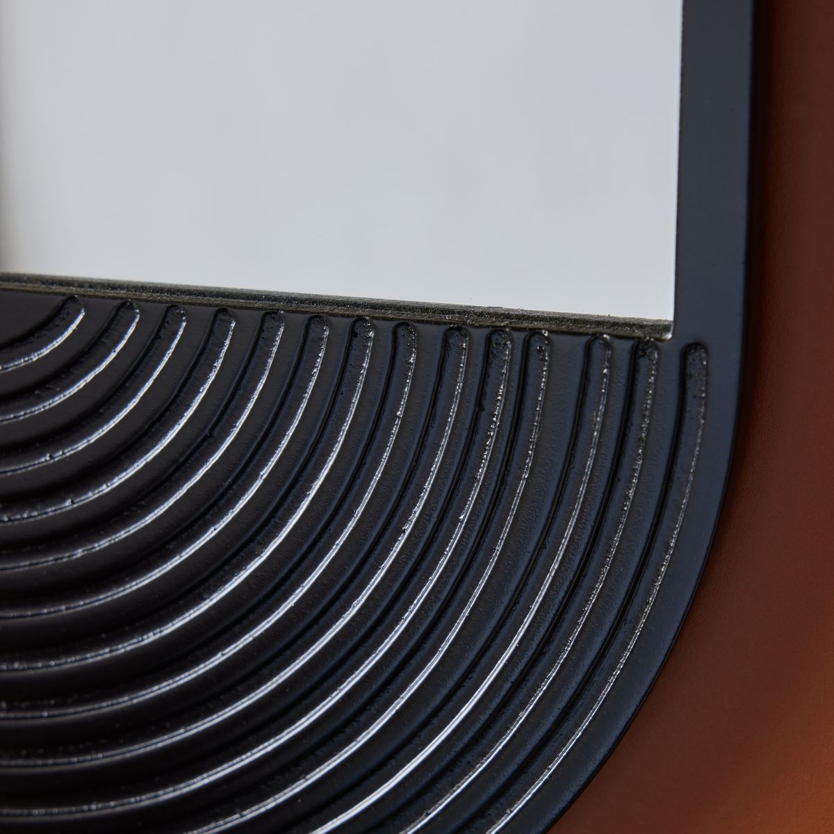 Moka - Oval Mirror - Charcoal