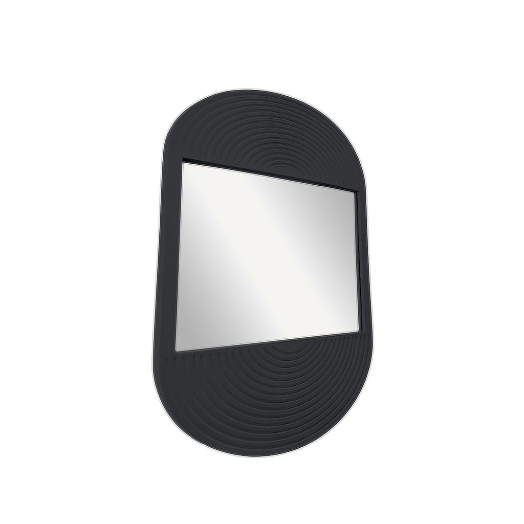 Moka - Oval Mirror - Charcoal