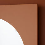 Moka - Miroir Ovale - Caramel