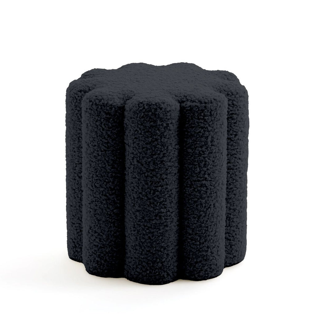 Moka - Pouf Teddy - Fusain