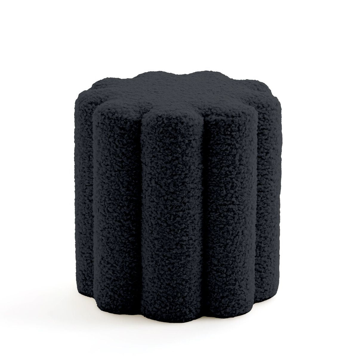 Moka - Pouf Teddy - Fusain