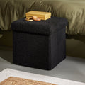 Matcha - Teddy Folding Ottoman - Charcoal