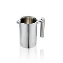 Gustavo - Cafetera Prensa Francesa, 600 Ml - Plata
