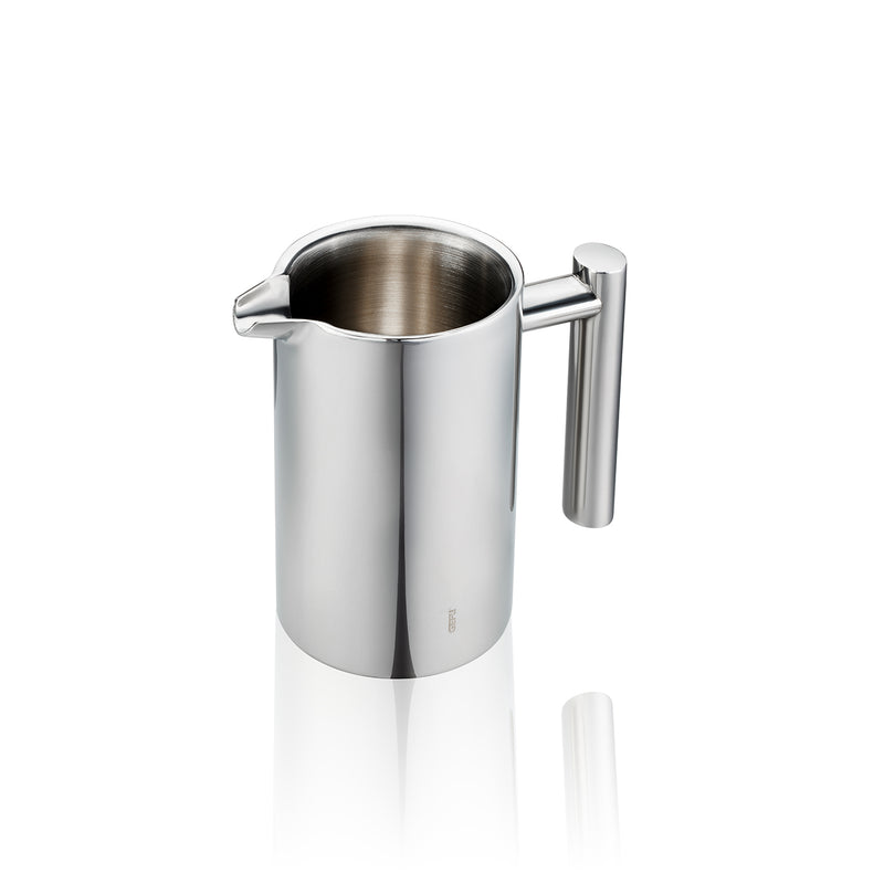 Gustavo - Cafetera Prensa Francesa, 600 Ml - Plata