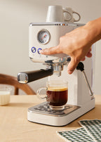Thera Classic Compact - Machine À Expresso Avec Fonction Café Froid - Blanc Cassé