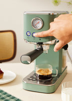 Thera Classic Compact - Machine À Expresso Avec Fonction Café Froid - Vert Sauge