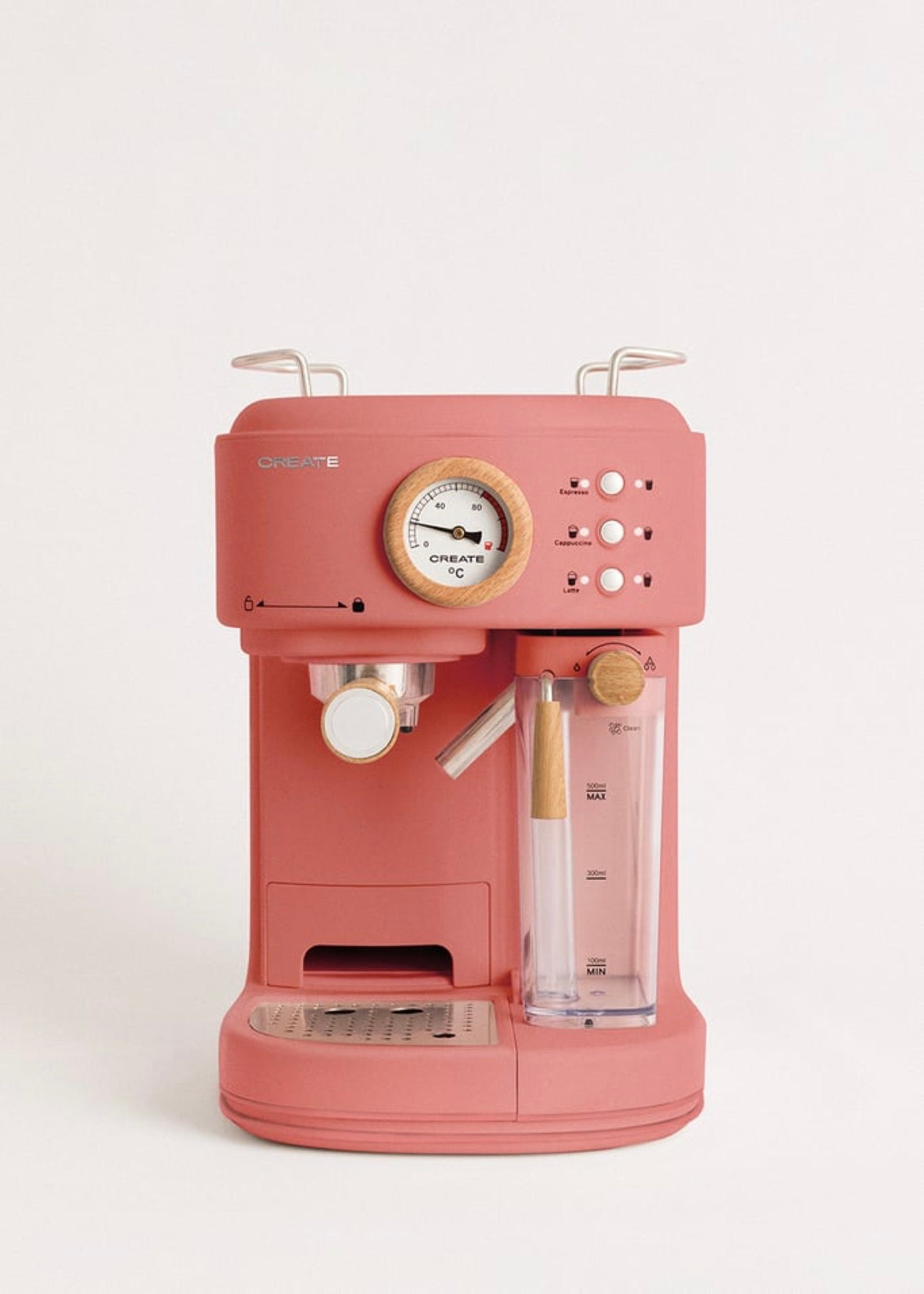 Thera Retro Pro - Machine À Café Expresso Semi-Automatique 20 Bars - Terracotta