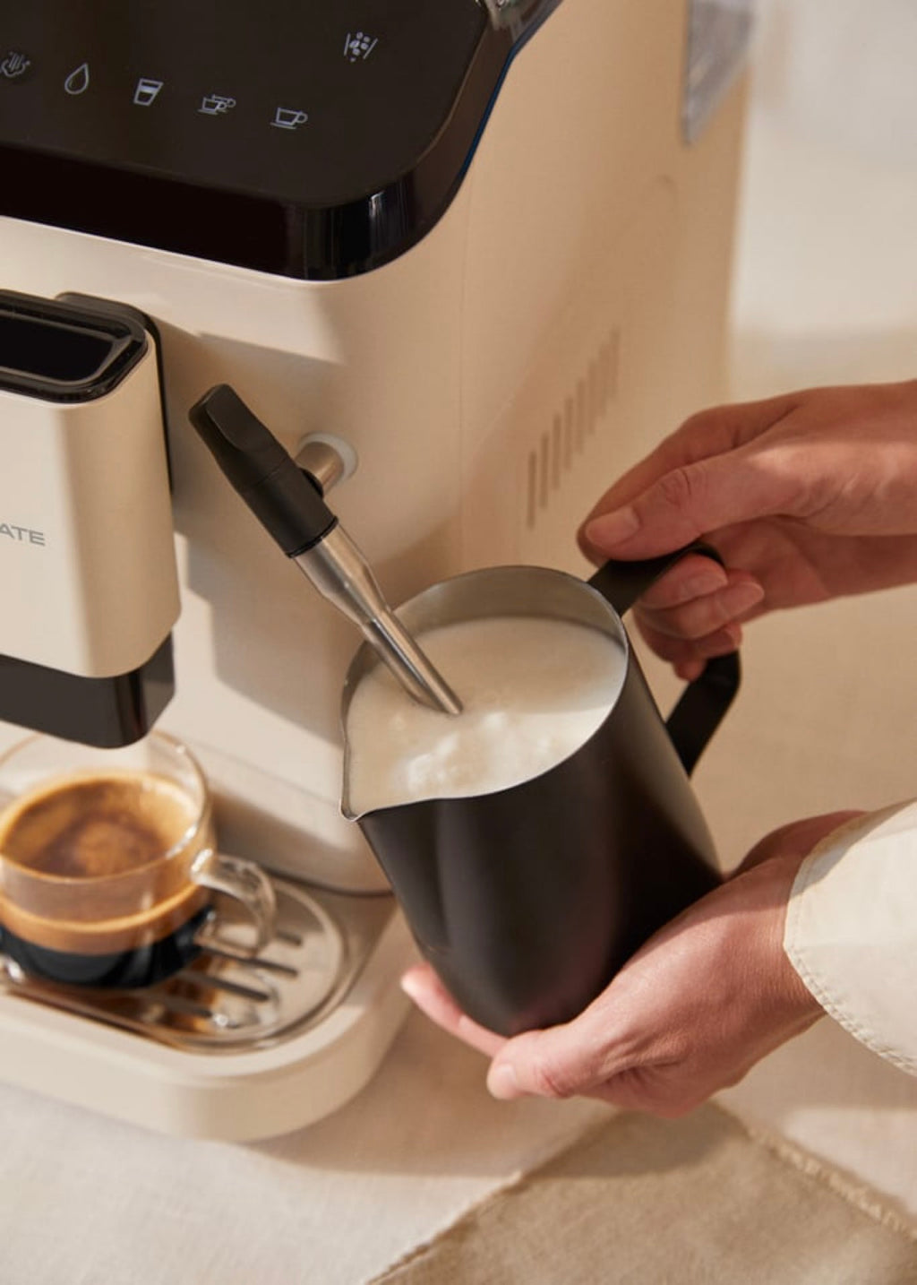 Thera Matic Touch - Cafetera Superautomática - Blanco Roto