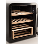 Winecooler Retro M - Cave A Vin Electrique 12 Bouteilles - Noir