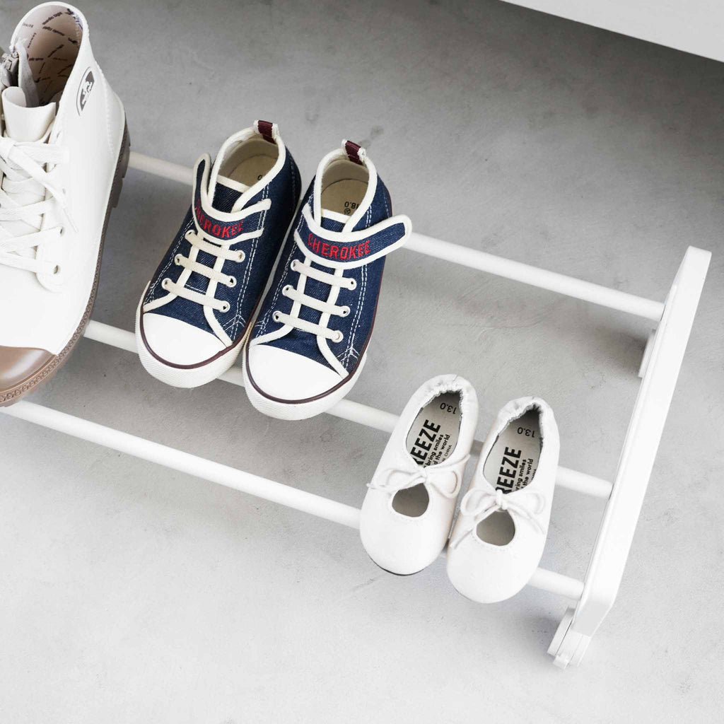 Étagère À Chaussures Sur Roulettes Tower - Blanc