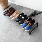 Étagère À Chaussures Sur Roulettes Tower - Noir