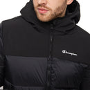 Doudoune À Capuche Champion - Noir