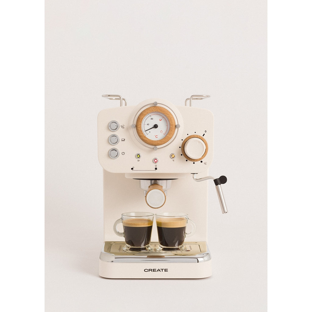 Thera Retro - Cafetière Expresso - Blanc Cassé