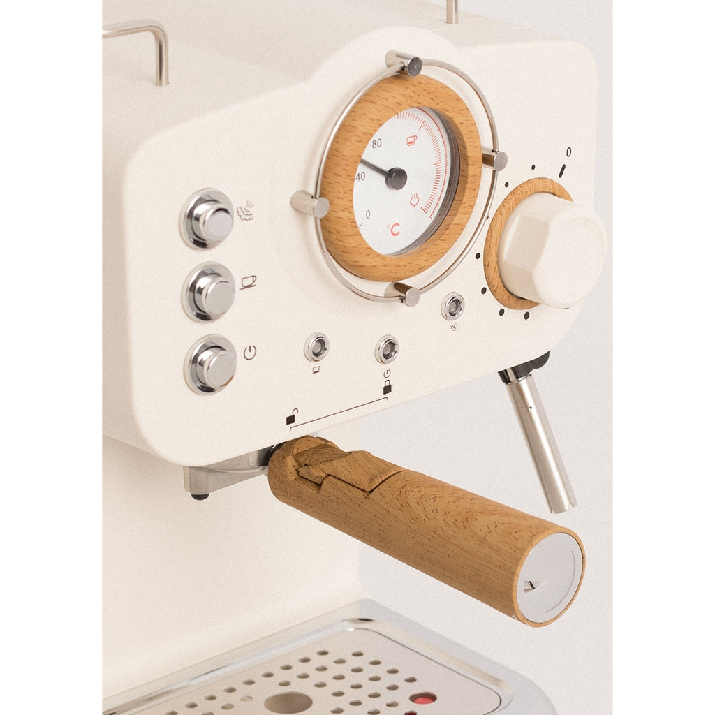 Thera Retro - Cafetière Expresso - Blanc Cassé