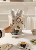Thera Retro - Espresso Coffee Maker - Sand