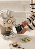 Thera Retro - Espresso Coffee Maker - Sand