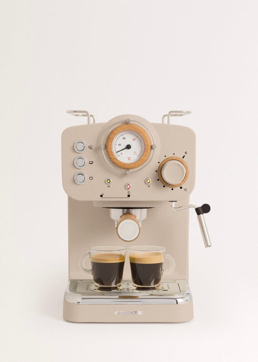Thera Retro - Espresso Coffee Maker - Sand
