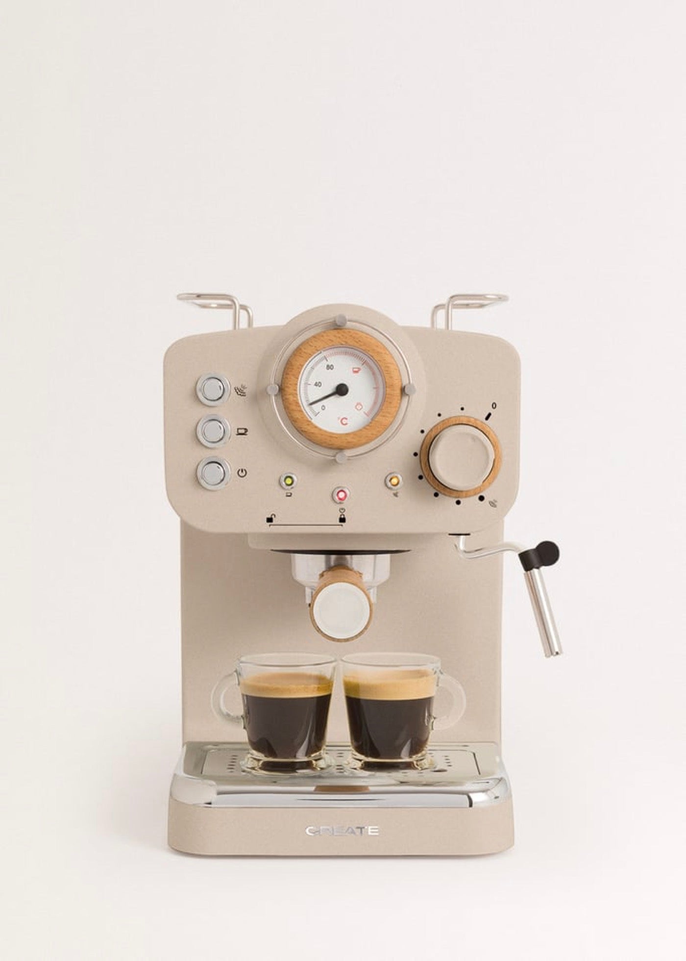 Thera Retro - Espresso Coffee Maker - Sand