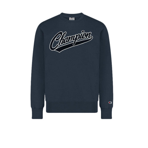 Sweat Champion Crewneck - Bleu Marine, Noir.