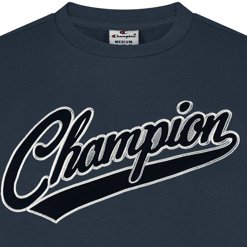 Sweat Champion Crewneck - Bleu Marine, Noir.