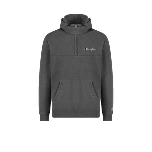 Sweat À Capuche Champion Half Zip - Gris