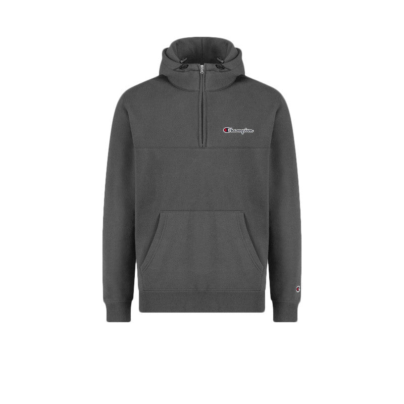 Sweat À Capuche Champion Half Zip - Gris