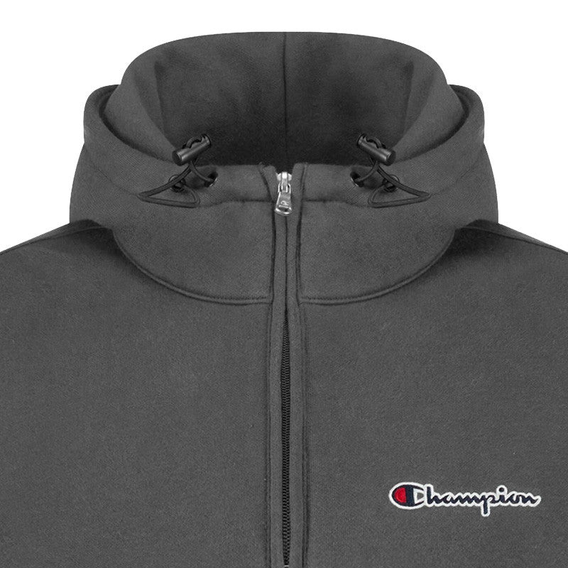 Sweat À Capuche Champion Half Zip - Gris