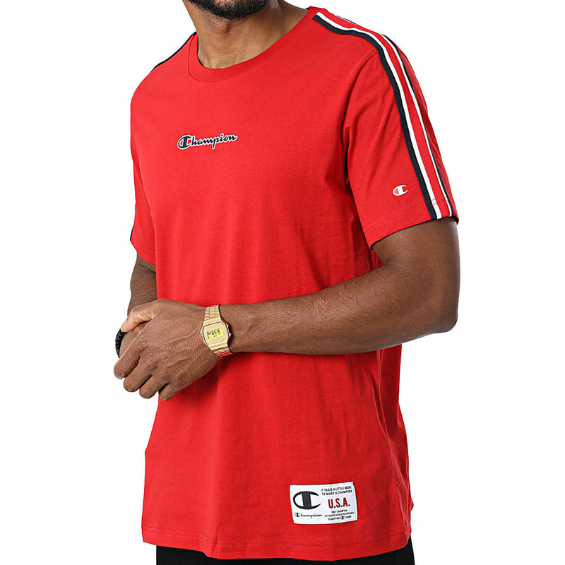 T-Shirt Champion Crewneck - Rouge