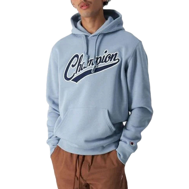 Sweat À Capuche Champion - Bleu Ciel, Noir