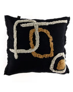 Housse De Coussin Tikri - Noir