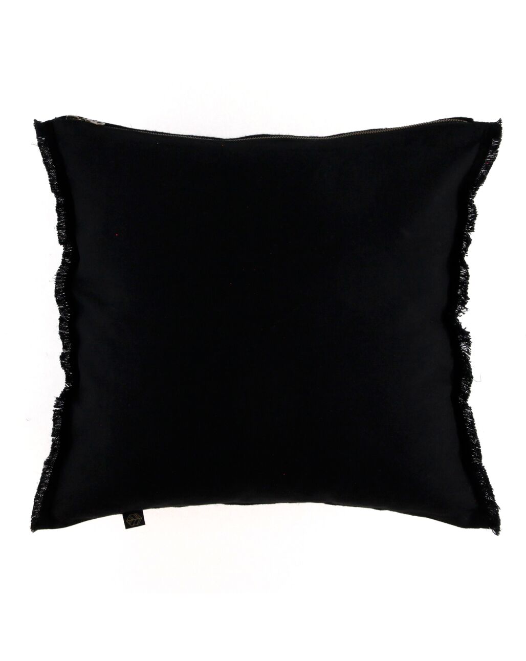 Housse De Coussin Tikri - Noir
