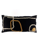 Housse De Coussin Tikri - Noir