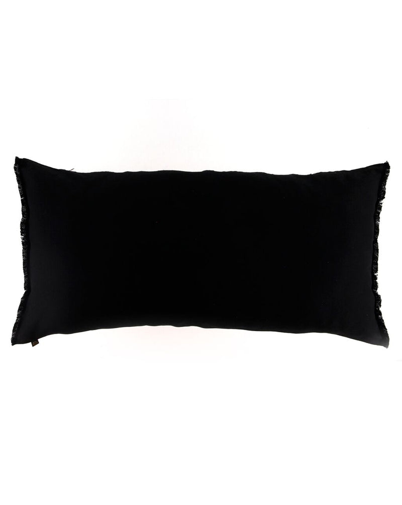 Housse De Coussin Tikri - Noir