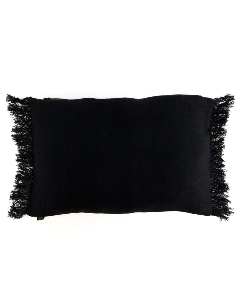 Haomy - Housse De Coussin Wani - Charbon
