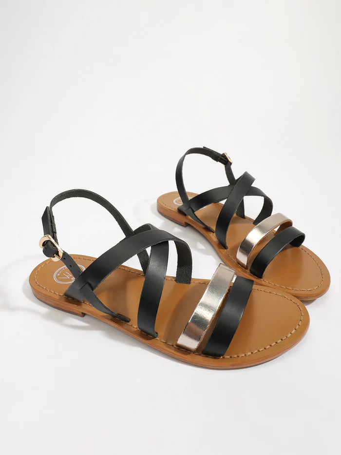 Sandales Paraena - Black+Gold