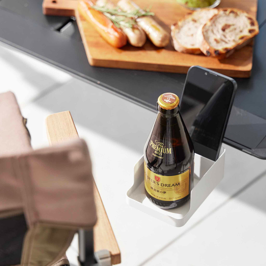 Support Smartphone Et Porte-Gobelet De Bureau Tower - Blanc