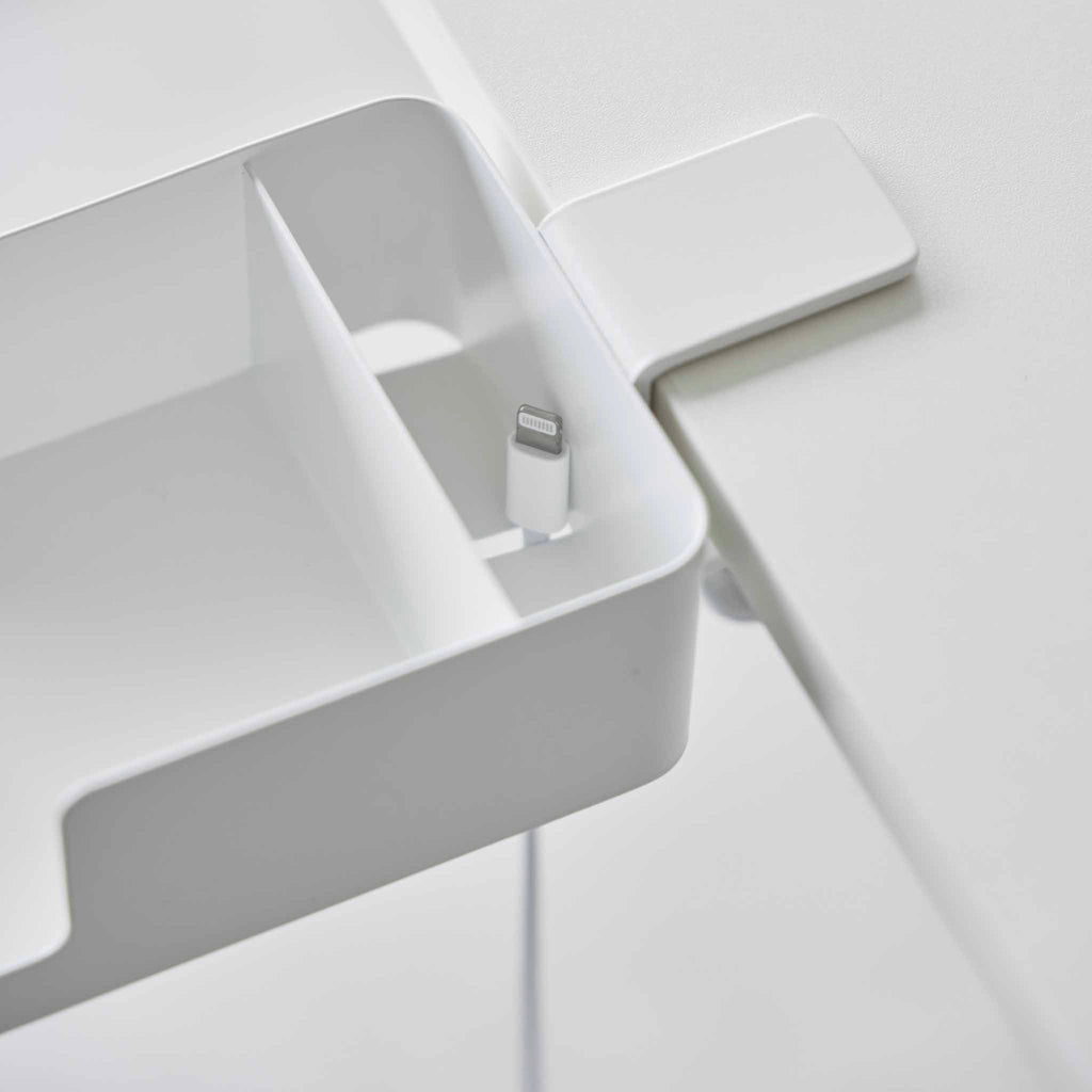 Support Smartphone Et Porte-Gobelet De Bureau Tower - Blanc